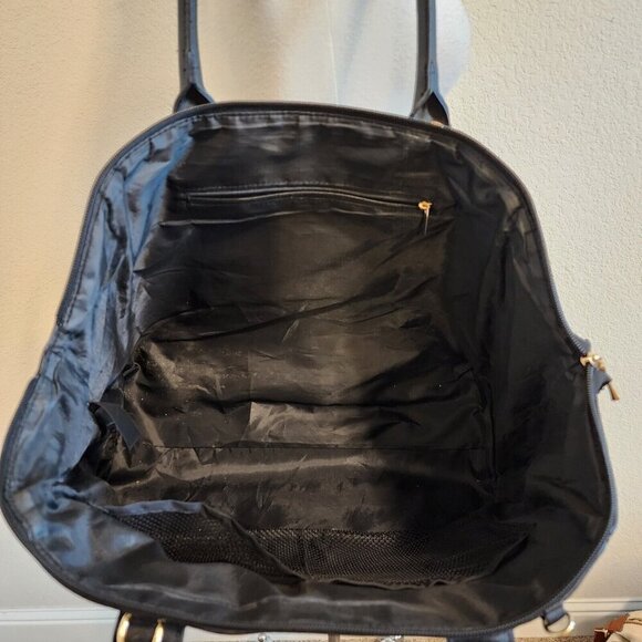 RARE Mary Kay Loly In The Sky Heart Print Colorblock Pink/Black Shoulder Purse - Picture 12 of 13